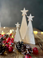Sternenbaum aus Holz in 3 Größen - Weihnachtsdeko & Adventsdeko