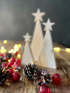 Sternenbaum aus Holz in 3 Größen - Weihnachtsdeko & Adventsdeko