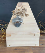 Rustikaler Getränkehalter aus Holz - Bierträger & Flaschenkorb in 2 Ausführungen