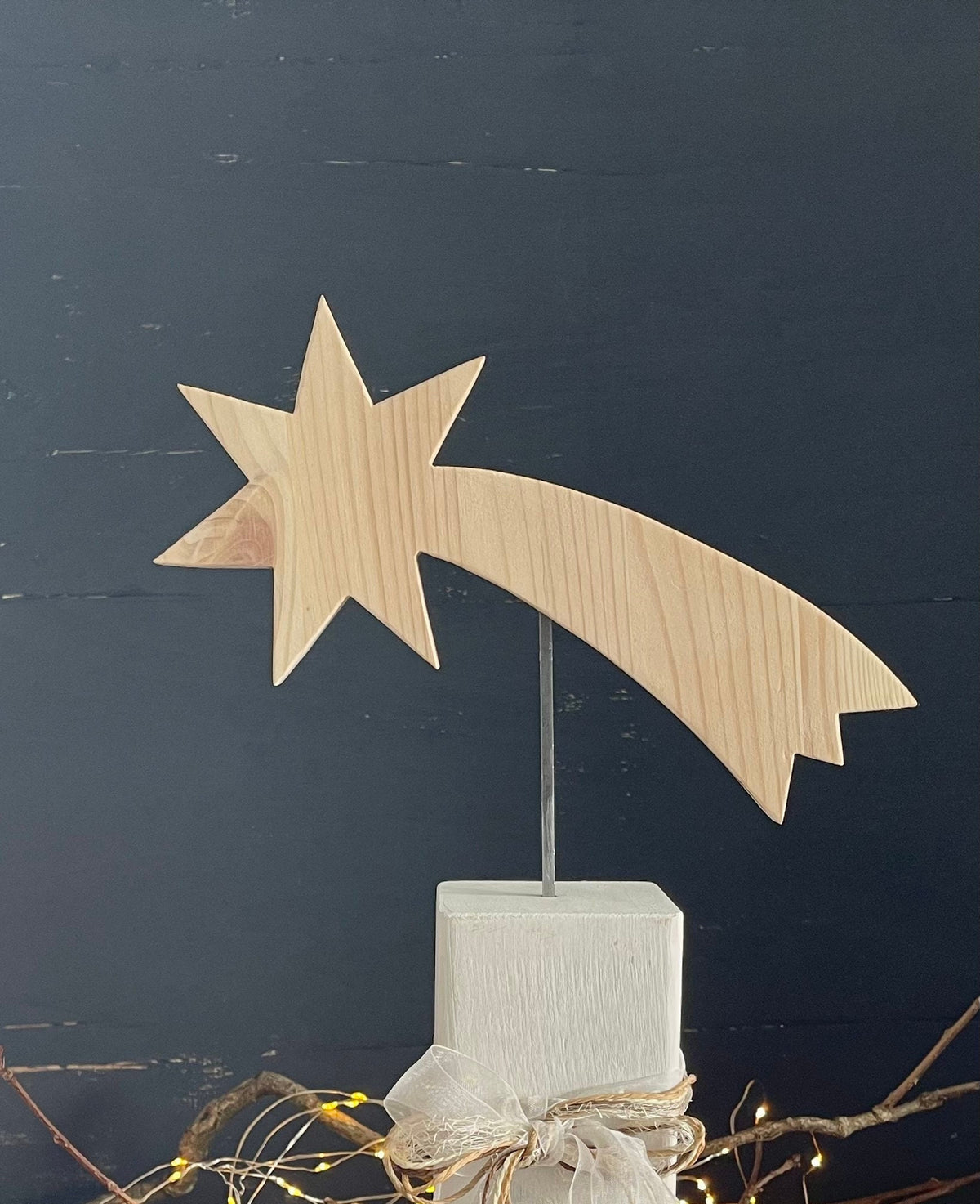 Stecker aus Holz - Fisch, Stern, Tannenbaum & mehr für jeden Anlass