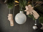 Weihnachtsbaumschmuck aus Holz - Verschiedene Motive nachhaltig & handgefertigt