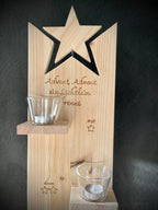 Adventsbaum aus Holz - Adventskranz Stele für Weihnachten