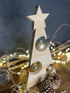 Weihnachtsbaum / Tannenbaum  in 2 Größen aus Eiche, in 2 Größe, einzeln oder als Set (ohne Kugeln, Lichterkette und Deko)