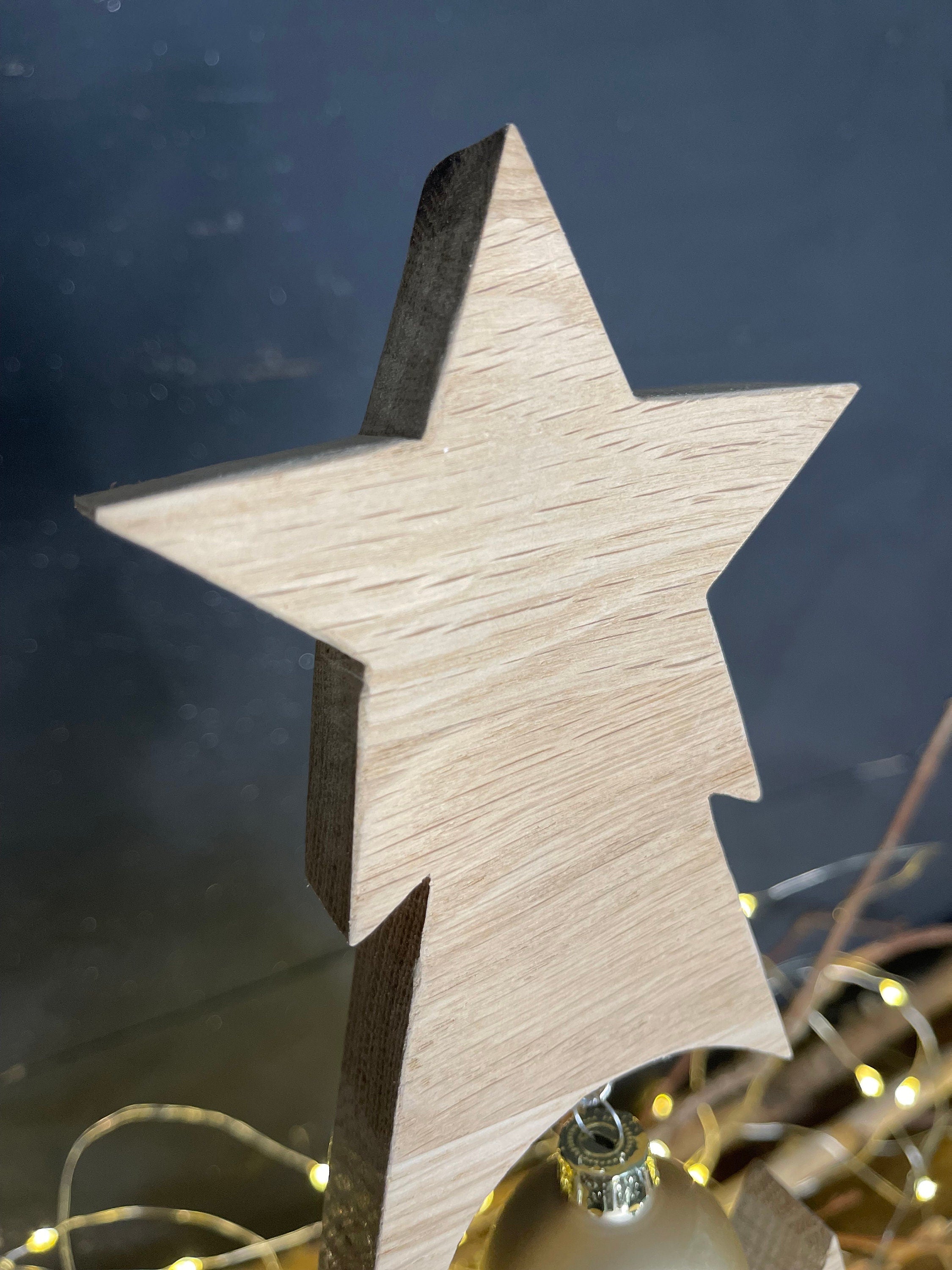 Weihnachtsbaum / Tannenbaum  in 2 Größen aus Eiche, in 2 Größe, einzeln oder als Set (ohne Kugeln, Lichterkette und Deko)