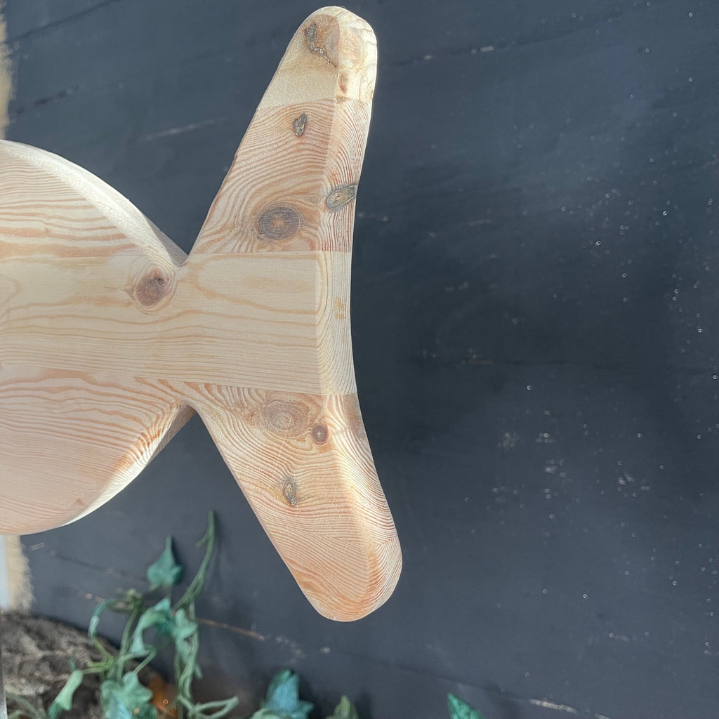 Fisch aus Holz - Deko zur Taufe, Kommunion & Konfirmation