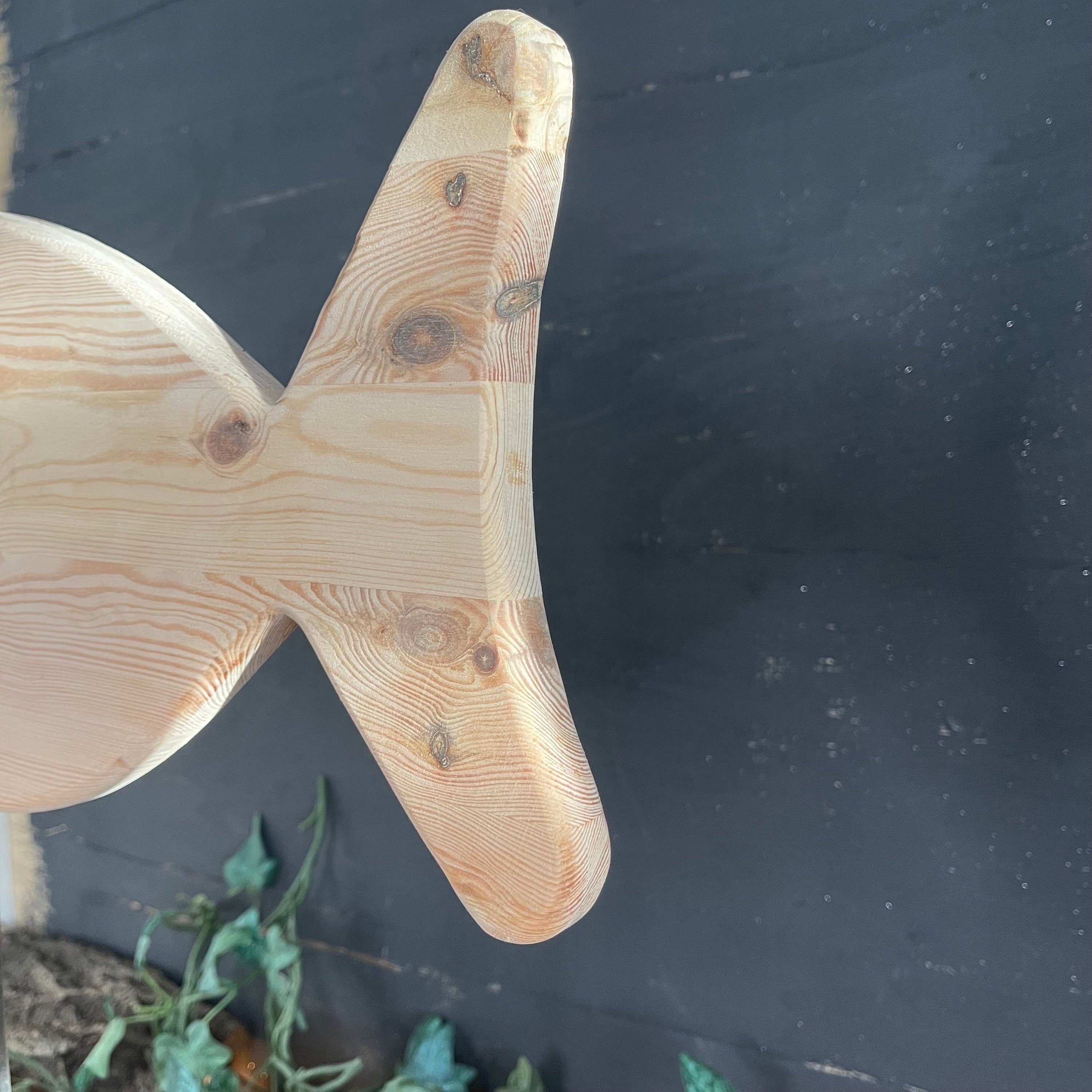 Fisch aus Holz - Deko zur Taufe, Kommunion & Konfirmation