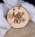 Gastgeschenke Tischkarte aus Holz - Personalisiert für Taufe, Kommunion & Hochzeit