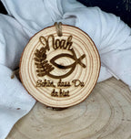 Gastgeschenke Tischkarte aus Holz - Personalisiert für Taufe, Kommunion & Hochzeit