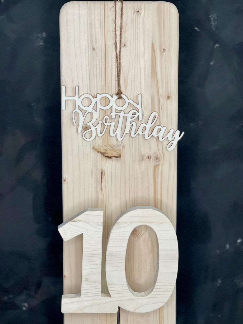 Ersatzstecker Zahl aus Holz - Ideal für Geburtstag & Jubiläum
