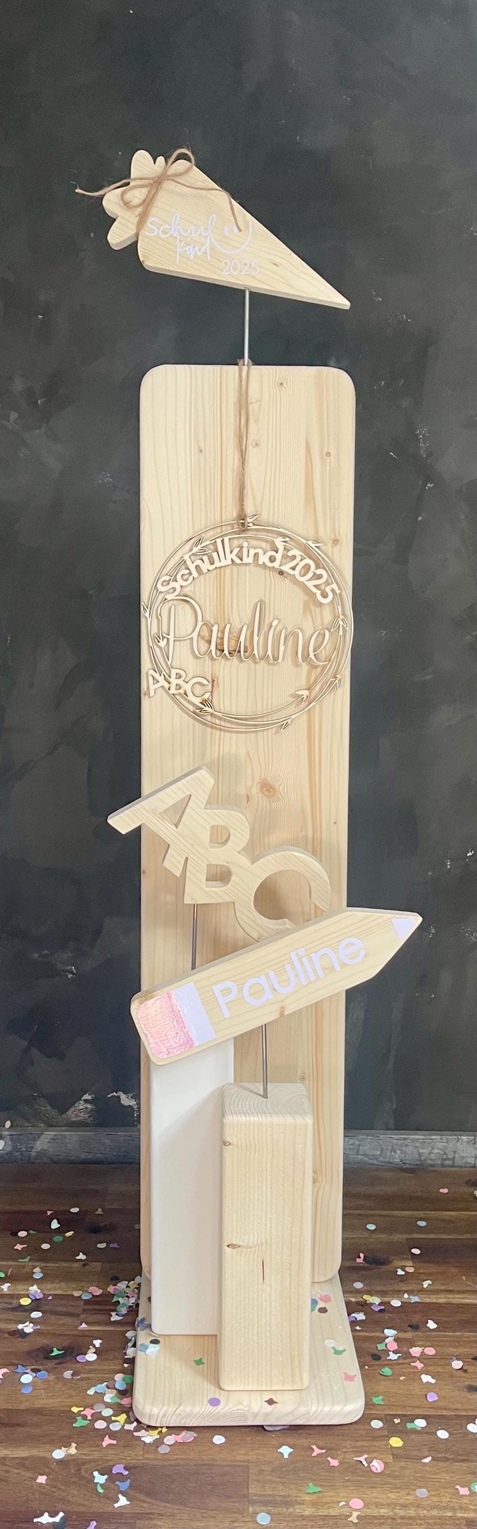Ersatzstecker zur Einschulung 2026 - Schulstart & Schulkind Blumenstecker