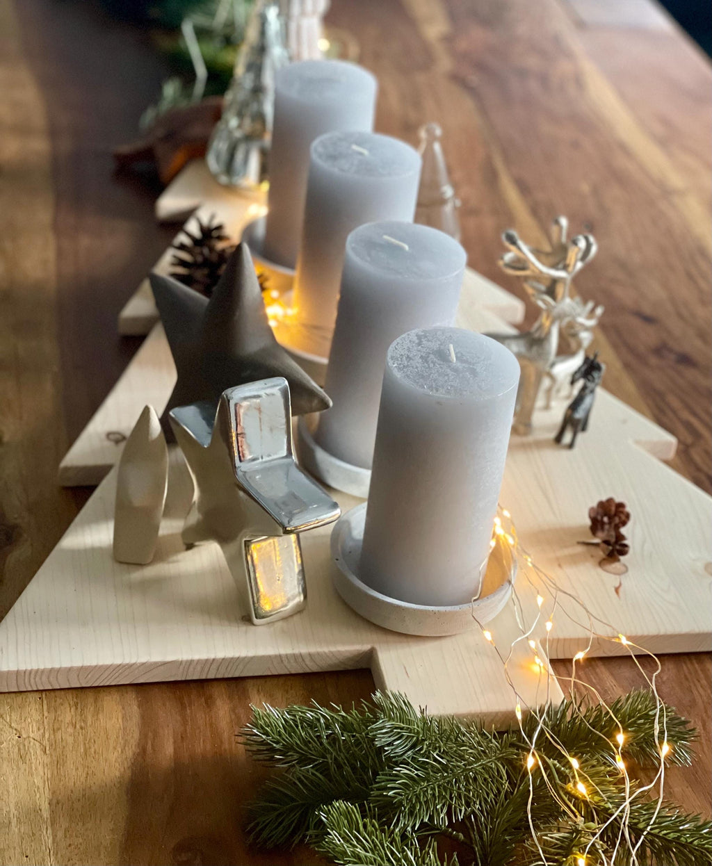 Tannenbaum aus Holz - Vielseitige Deko für Advent & Weihnachten in 2 Größen