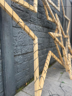 XL Stern Bausatz aus Holz für Außenbereich - Ohne Lichterkette in 3 Größen