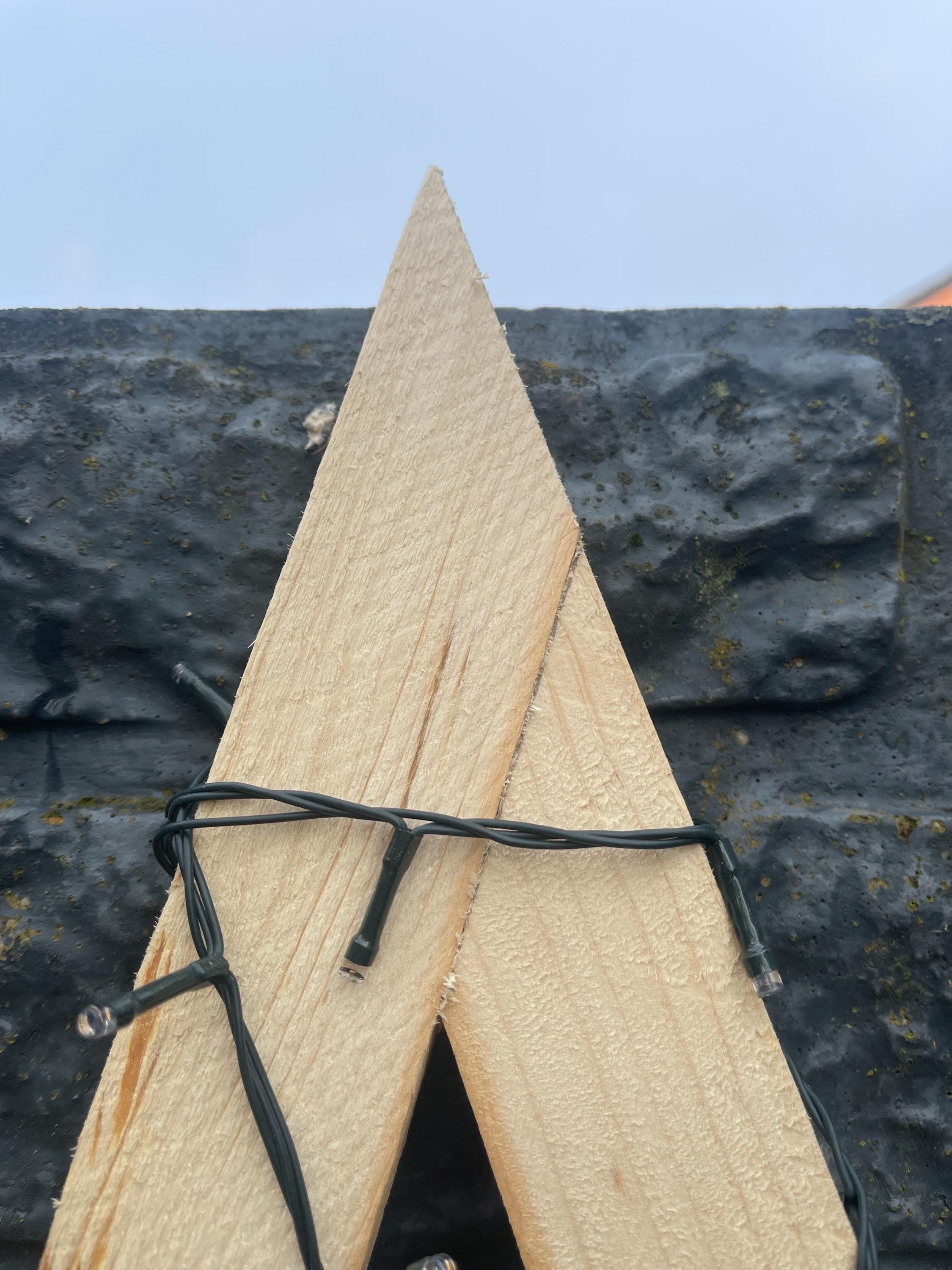 XL Stern Bausatz aus Holz für Außenbereich - Ohne Lichterkette in 3 Größen